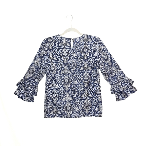 J. Crew tunic top. Navy Blue, 00 - Picture 2 of 9
